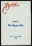 BANQUET [held by] SEVENTH MASONIC DISTRICT [at] "MARLBOROUGH HOTEL, (?)"