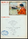 LUNCHEON [held by] RED STAR LINE [at] EN ROUTE ABOARD S.S.ZEELAND (SS;)