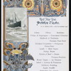 DINNER [held by] RED STAR LINE [at] EN ROUTE ABOARD S.S.ZEELAND (SS;)