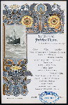 DINNER [held by] RED STAR LINE [at] EN ROUTE ABOARD S.S.ZEELAND (SS;)