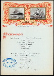 LUNCHEON [held by] RED STAR LINE [at] EN ROUTE ABOARD S.S.ZEELAND (SS;)