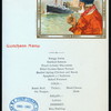 LUNCHEON [held by] RED STAR LINE [at] EN ROUTE ABOARD S.S.VADERLAND (SS;)