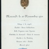 DINNER [held by] CROWN PRINCE OF DENMARK FREDERIK [at] PALACE OF ABOVE (FOR;)