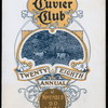TWENTY-EIGHTH ANNUAL DINNER [held by] CUVIER CLUB [at] "CINCINNATI, OH" (OTHER (PRIVATE CLUB);)