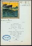 LUNCHEON [held by] RED STAR LINE [at] EN ROUTE ABOARD S.S.ZEELAND (SS;)