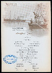 BREAKFAST [held by] RED STAR LINE -ANTWERPEN NY [at] EN ROUTE S.S. VADERLAND (SS)
