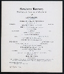 LUNCHEON [held by] SOUTHERN RAILWAY - DINING CAR SERVICE [at] "EN ROUTE WASHINGTON,RICHMOND & FLORIDA LIMITED" (RR)