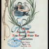 SIXTH ANNUAL DINNER [held by] NEW JERSEY STATE BAR ASSSOCIATION [at] "CHELSEA HOTEL, ATLANTIC CITY, NJ" (HOTEL;)