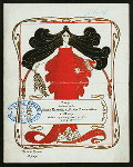 BANQUET [held by] MILLINERY TRAVELING MEN'S ASSOCIATION OF CHICAGO [at] "PALMER HOUSE, CHICAGO, IL" (HOTEL;)