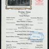 EVENING DINNER [held by] VICTORY HOTEL [at] "PUT-IN-BAY ISLAND, OH" (HOTEL;)
