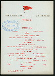 DINNER [held by] N.Y.&P.R.S.S.CO. - U.S.M.S. COAMO [at] EN ROUTE (SS)