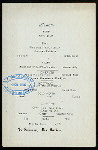 LUNCH [held by] ST. SAVEUR [at] BAR HARBOR [ME] (HOTEL (?);)