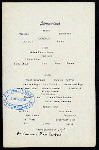 BREAKFAST [held by] ? [at] "ST. SAUVEUR,BAR HARBOR,MAINE" (HOTEL;)