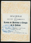 DECIMO ANIVERSARIO DE LA REVISTA DE MEDICINA Y CERUGIA DE LA HABANA [held by] DR. JOSE A. PRESNO Y BASTIONY [at] "EL LOUVRE RESTAURNT, HAVANA, CUBA" (FOR;)