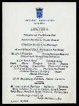 DAILY MENU, LUNCHEON [held by] CHATEAU FRONTENAC [at] "QUEBEC, CANADA" (FOR;)