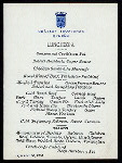 DAILY MENU, LUNCHEON [held by] CHATEAU FRONTENAC [at] "QUEBEC, CANADA" (FOR;)
