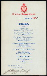 DINNER [held by] ROYAL ARMY MEDICAL COLLEGE [at] "ST. ERMIN'S HOTEL, LONDON, ENGLAND" (FOR;)