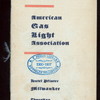 33RD ANNUAL BANQUET [held by] AMERICAN GAS LIGHT ASSOCIATION [at] "HOTEL PFISTER, MILWAUKEE, WI" (HOTEL;)