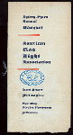 33RD ANNUAL BANQUET [held by] AMERICAN GAS LIGHT ASSOCIATION [at] "HOTEL PFISTER, MILWAUKEE, WI" (HOTEL;)