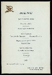 DINNER [held by] FRIENDS OF MR. D. ALLEN [at] "ST. REGIS HOTEL, NEW YORK, NY" (HOTEL;)