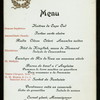 DINNER TO ADMIRAL PRINCE LOUIS OF BATTENBERG [held by] UNITED BRITAIN SOCIETIES [at] "WALDORF- ASTORIA, NEW YORK" (HOTEL;)