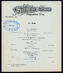INSPECTION TRIP - LUNCHEON [held by] SOUTHERN RAILWAY [at] "EN ROUTE, GREENSBORO, NC" (RR;)