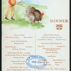 THANKSGIVING DINNER [held by] HOTEL RODMAN [at] "PHILADELPHIA, PA" (HOTEL;)