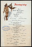 THANKSGIVING DINNER [held by] HOTEL NORMANDIE [at] "DETROIT, MI" (HOTEL;)