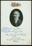 ANNIVERSARY DINNER OF THE PRESENTATION OF LOVING CUP [held by] NEWSPAPER FRIENDS OF MR. JOHN T. MCCALL [at] SHANLEY'S (REST;)