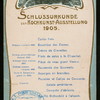 DINNER [held by] SCHLUSSURKUNDE DER KOCHKUNST-AUSSTELLUNG [at] "FRANKFORT, GERMANY" (FOR;)