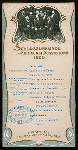 DINNER [held by] SCHLUSSURKUNDE DER KOCHKUNST-AUSSTELLUNG [at] "FRANKFORT, GERMANY" (FOR;)