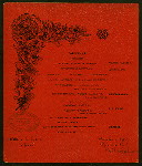 DINNER TO FRIENDS [held by] WILLIAM K. ECKERT [at] "WYOMISSING CLUB; PHILADELPHIA, PA" (OTHER (PRIVATE CLUB);)