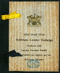 32ND ANNUAL DINNER [held by] BALTIMORE LUMBER EXCHANGE MERCHANTS CLUB [at] "BALTIMORE, MD" (OTHER (PRIVATE CLUB?);)