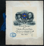 ANNUAL BANQUET [held by] HOBOKEN BOARD OF TRADE [at] "DUKE'S HOUSE, (HOBOKEN, NJ?)" (REST;)