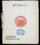 CENTENNIAL DINNER [held by] MEDICAL SOCIETY OF THE STATE OF NEW YORK [at] "ODD FELLOWS' HALL, ALBANY [NY]" (OTHER (PRIVATE AREA);)
