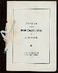 DINNER TO STICK TOGETHR CLUB [held by] G.H.COOK [at] LINCOLN CLUB (NEW YORK?) (OTHER (PRIVATE CLUB?);)