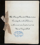 DINNER [held by] CHICAGO BOARD OF UNDERWRITERS [at] UNION LEAGUE CLUB; (CLUB;)