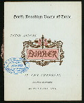 9NTH ANNUAL DINNER [held by] SOUTH BROOKLYN BOARD OF TRADE [at] "BROOKLYN, NY" (REST;)