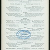 LUNCHEON/DEJEUNER FOURCHETTE [held by] ST. REGIS HOTEL [at] "NEW YORK, NY" (HOTEL;)