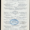 LUNCHEON/DEJEUNER FOURCHETTE [held by] ST. REGIS HOTEL [at] "NEW YORK, NY" (HOTEL;)