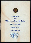 ANNUAL DINNER [held by] WILMINGTON BOARD OF TRADE [at] "CLAYTON HOUSE, WILMINGTON, DE" ((?REST/HOTEL?);)