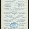 LUNCHEON/DEJEUNER FOURCHETTE [held by] ST. REGIS HOTEL [at] "NEW YORK, NY" (HOTEL;)