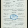 DINNER/DINER [held by] ST. REGIS HOTEL [at] "NEW YORK, NY" (HOTEL;)