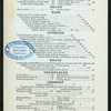 LUNCHEON [held by] KALIL'S RESTAURANT [at] "61 CORTLANDT ST., NY" (REST;)