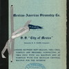 BANQUET ABOARD SHIP AT THE RECEPTION OF SILVER SERVICE PRESENTED TO THE S.S.CITY OF MEXICO [held by] MEXICAN-AMERICAN STEAMSHIP CO. [at] ABOARD SHIP IN VERA CRUZ HARBOR (SS;)