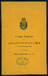 ANNUAL BANQUET [held by] SONS OF THE REVOLUTION IN THE STATE OF NEW YORK [at] "DELMONICO'S, NEW YORK, NY" (REST;)
