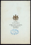 DINNER TO PENNSYLVANIA DELEGATION [held by] ELIAS DEEMER [at] "SHOREHAM THE, WASHINGTON, D.C." (HOTEL;)