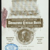 held by] PEOPLE OF THE STATE OF NEW YORK VS. HARRY K. THAW [at] "BROADWAY CENTRAL HOTEL, NEW YORK, NY" (HOTEL;)