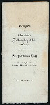 BANQUET IN CELEBRATION OF ST. PATRICK'S DAY [held by] IRISH FELLOWSHIP CLUB [at] "THE AUDITORIUM [CHICAGO, IL]" (HOTEL;)