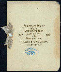ANNIVERSARY DINNER GIVEN TO THE STAFF OF THE POST-DISPATCH AND OTHER FRIENDS [held by] JOSEPH PULITZER [at] "SOUTHERN HOTEL, ST. LOUIS, MO" (HOTEL;)